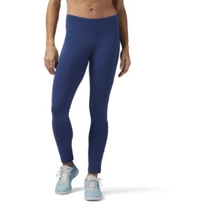 Legginsy Damskie Reebok Workout Ready Niebieskie PL 47IQFPY